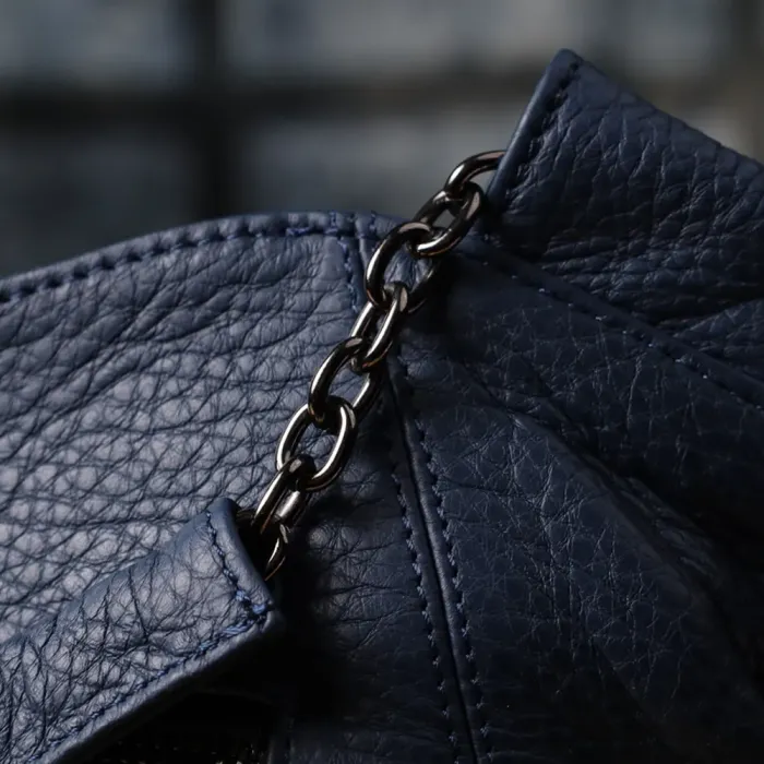 Сумка на кожен день з натуральної шкіри Vintage 22988 Синій