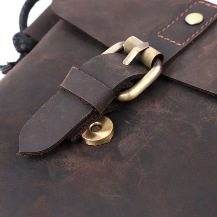 Вінтажна сумка через плече з натуральної шкіри Vintage 15084 Коричневий