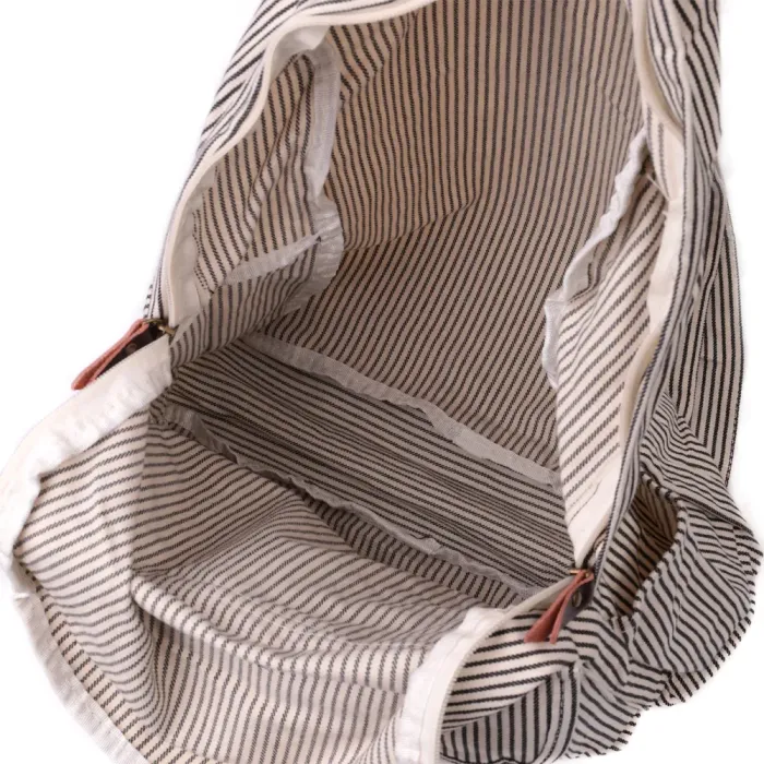 Літній жіночий рюкзак з якісного текстилю Vintage 15077 Молочний