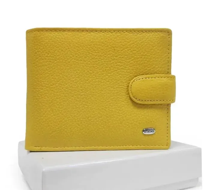 Жіночий гаманець Classic шкіряний Dr.Bond WN-7 yellow