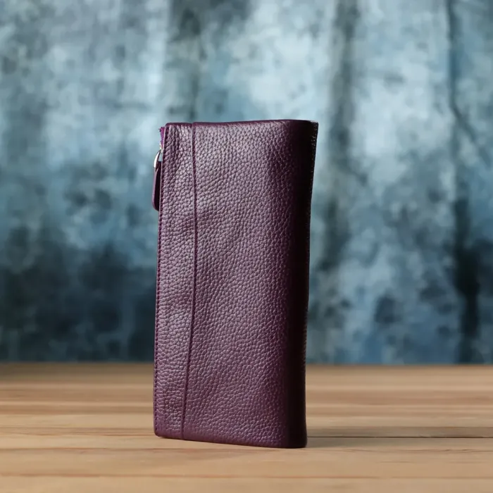 Яскравий жіночий гаманець з натуральної шкіри CANPELLINI 20873_1 Фіолетовий