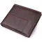 Горизонтальний стильний гаманець з натуральної шкіри Vintage 22888 Коричневий