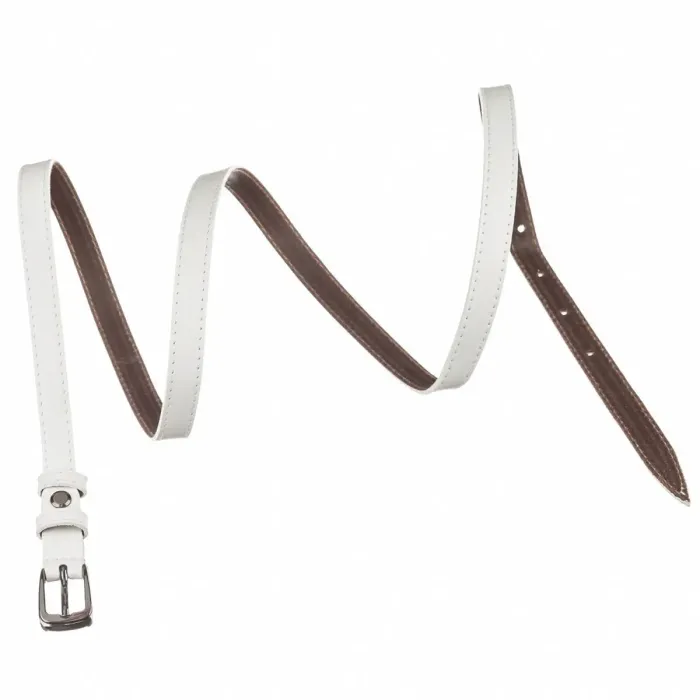 Пояс кожаный MAYBIK 15244 Белый