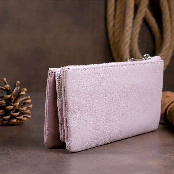 Місткий клатч на два відділення жіночий ST Leather 19247