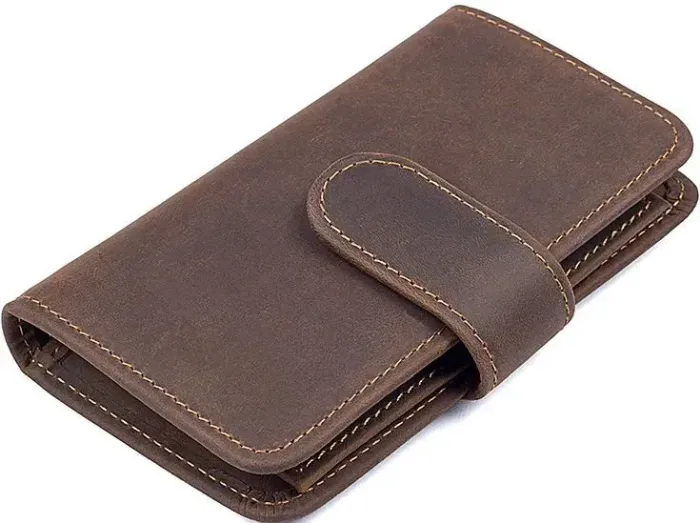 Кредитниця Vintage 14483 вінтажний стиль Коричнева