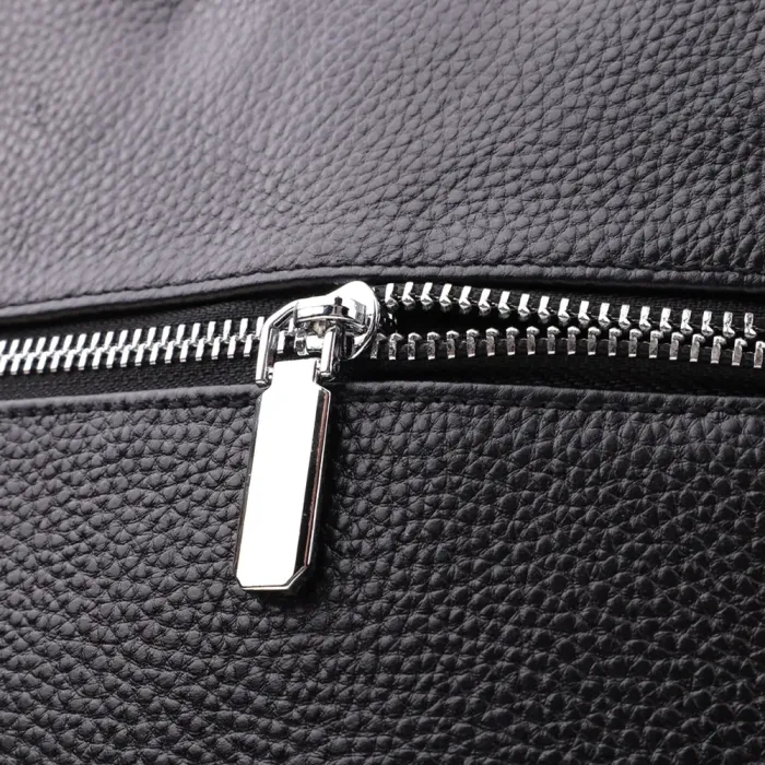 Компактний жіночий рюкзак з натуральної шкіри Vintage 23058 Чорний