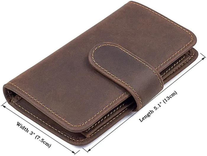 Кредитниця Vintage 14483 вінтажний стиль Коричнева