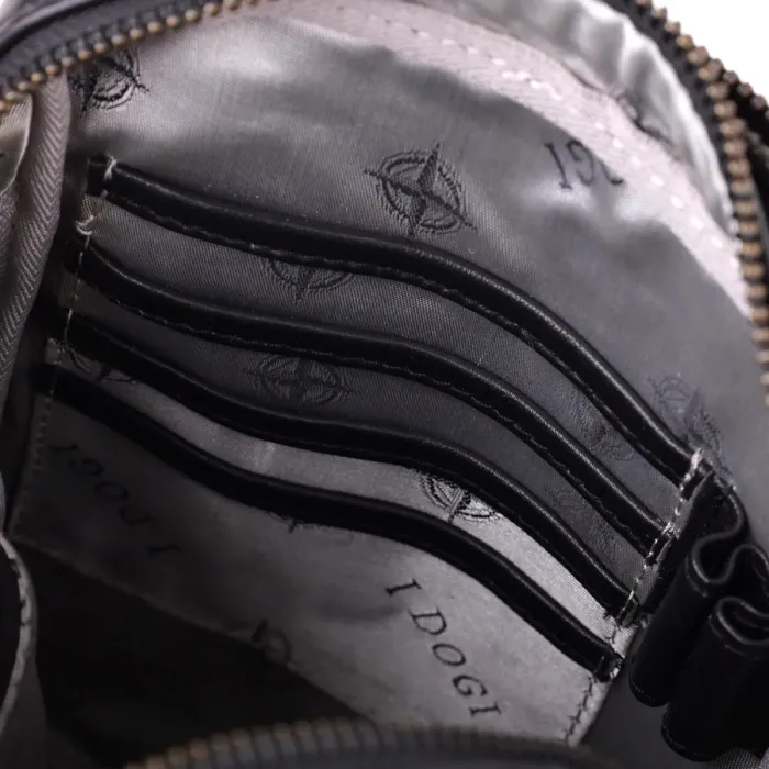 Вертикальна чоловіча сумка через плече з натуральної шкіри Tony Perotti 20883_1 (6049 nero) Чорний