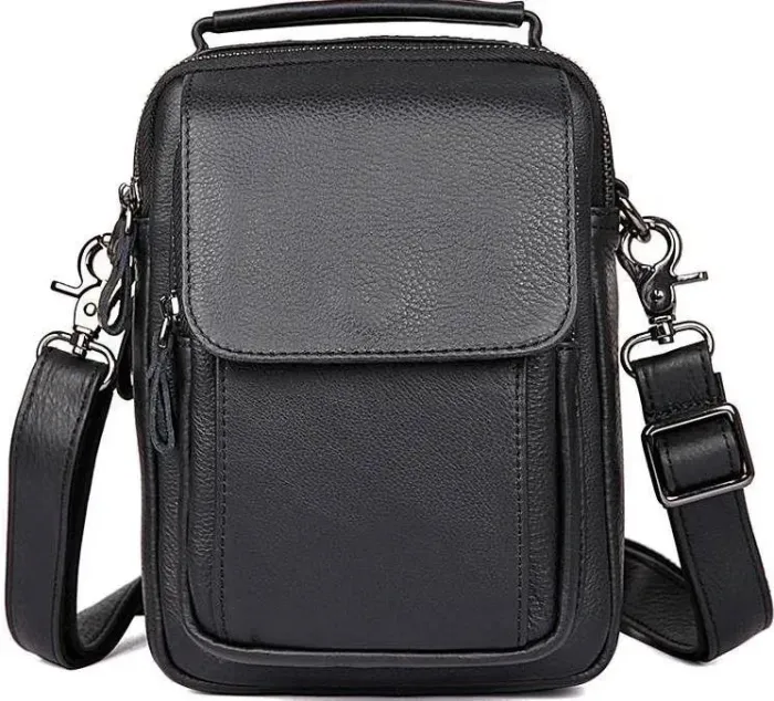 Сумка чоловіча Vintage 14518 Чорна