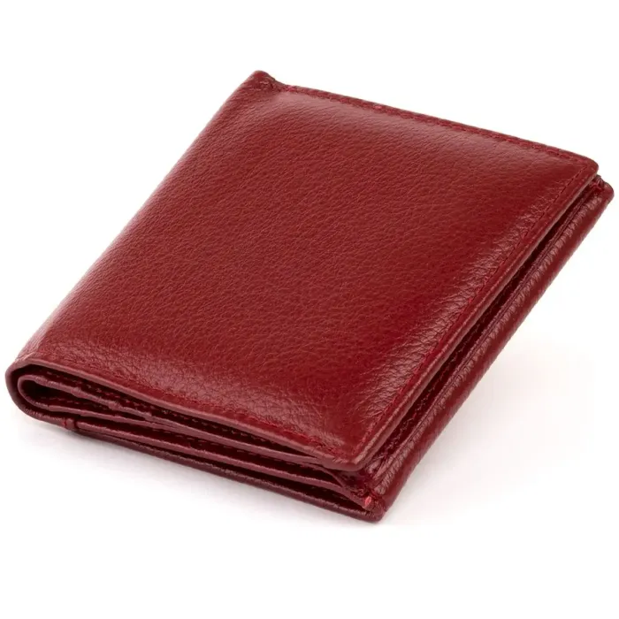 Компактний жіночий гаманець ST Leather 19257 Бордовий