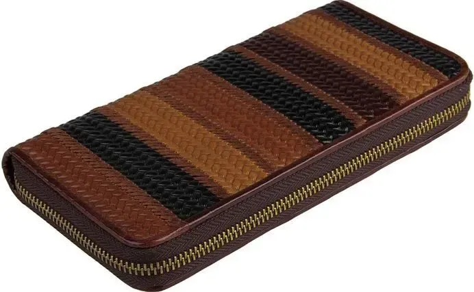 Гаманець жіночий Vintage 14492 на блискавці Коричневий