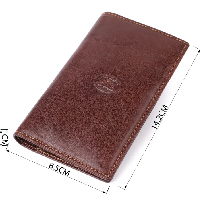 Чоловічий гаманець з натуральної глянсової шкіри Tony Perotti 20888_1 (1438 moro) Коричневий