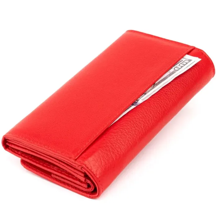 Гаманець шкіряний жіночий ST Leather 19287 Червоний