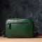 Стьобана жіноча сумка з натуральної шкіри 22857 Vintage Зелений