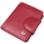 Жіночий гаманець вертикального формату з натуральної шкіри ST Leather 23071 Бордовий