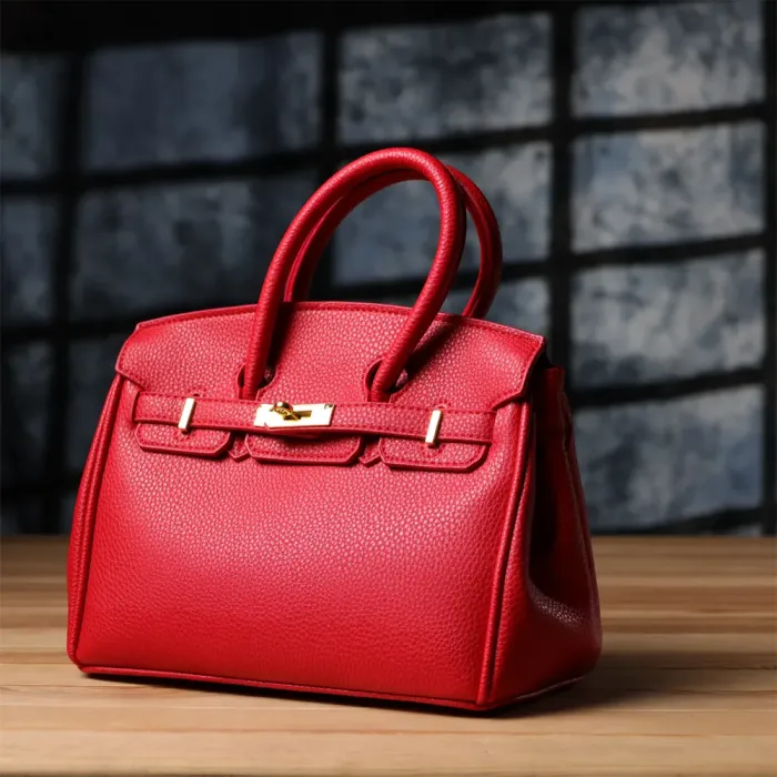 Стильна жіноча сумка з екошкіри Vintage 15153 Червоний