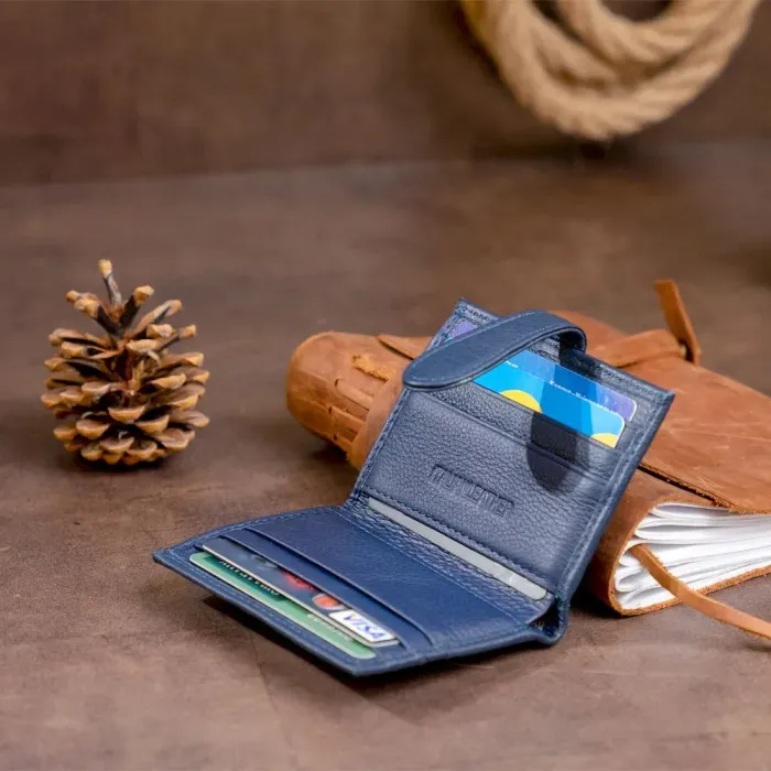 Кошелек-визитница ST Leather 19210 Темно-синий