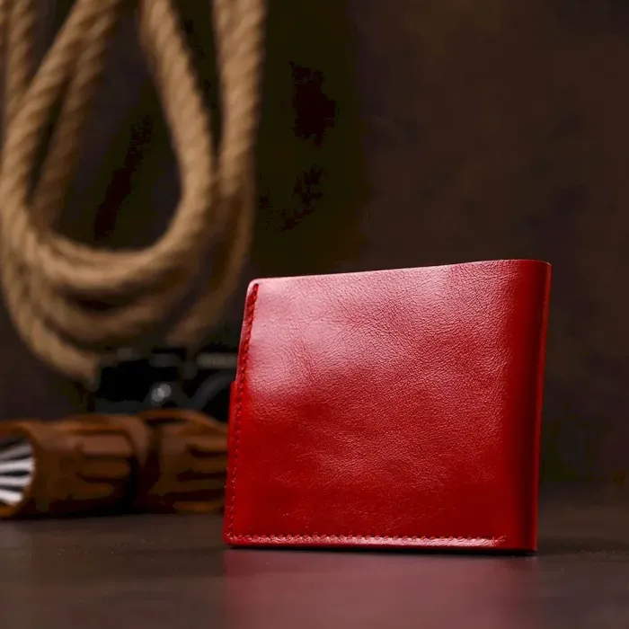 Жіноче невелике шкіряне портмоне Shvigel 16461 Червоний