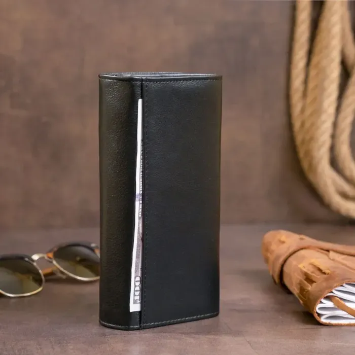 Гаманець шкіряний жіночий ST Leather 19284 Чорний