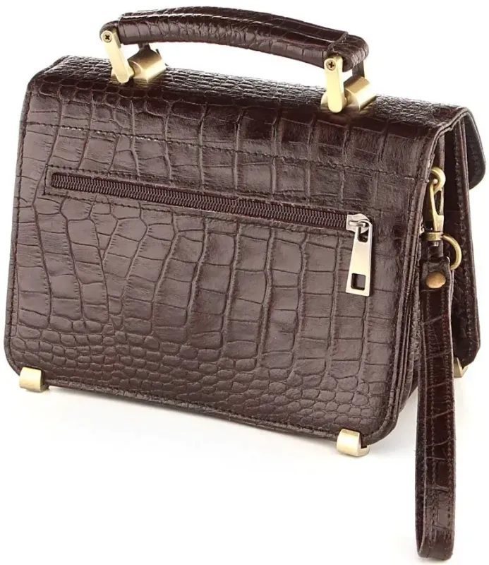 Барсетка SHVIGEL 00377 Коричнева