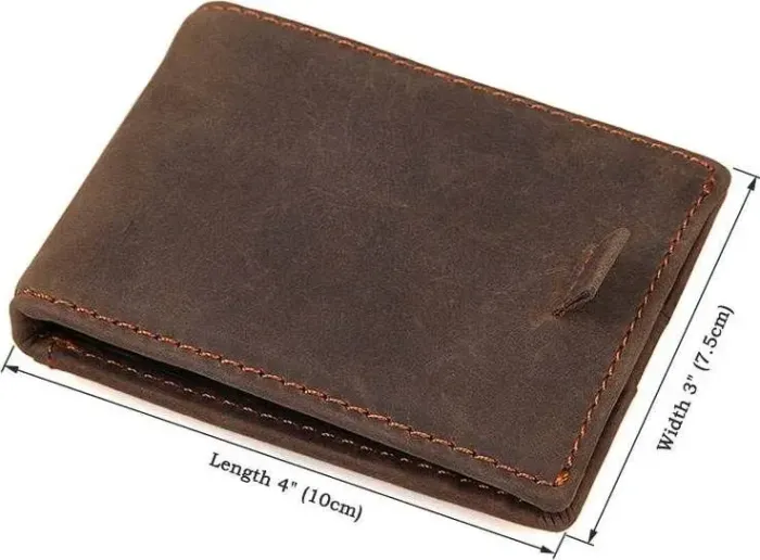 Кредитниця Vintage 14514 шкіряна Коричнева