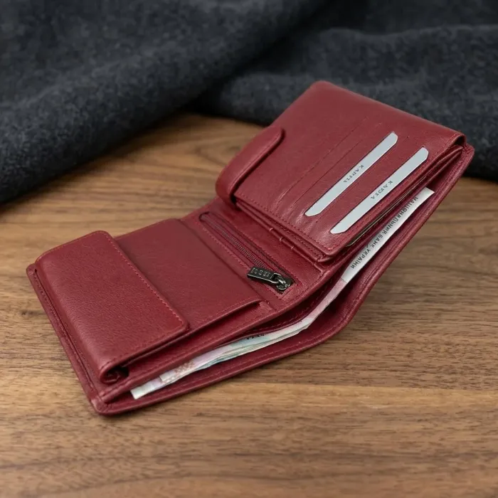 Жіноче портмоне Tony Perotti натуральна шкіра Cortina 5031 rosso (90324) Червоне