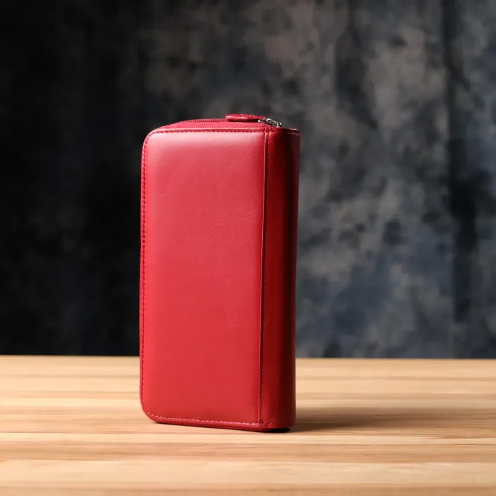 Місткий жіночий гаманець з натуральної шкіри Tony Perotti 20902_1 (1192 rosso) Червоний