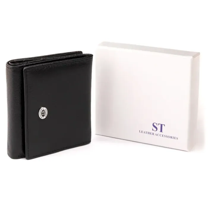 Компактний жіночий гаманець ST Leather 19256 Чорний