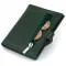 Кошелек-визитница на хлястике с кнопкой женский ST Leather 19229 Зеленый