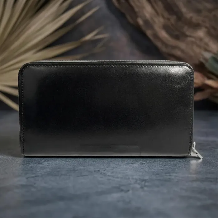 Чоловіче портмоне Tony Perotti з гладкої шкіри Italico 3528-21 nero (90620) Чорне