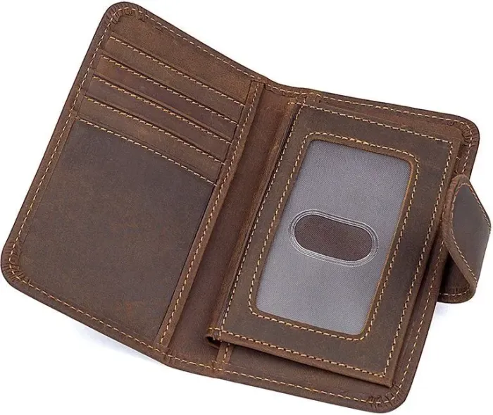 Кредитниця Vintage 14483 вінтажний стиль Коричнева