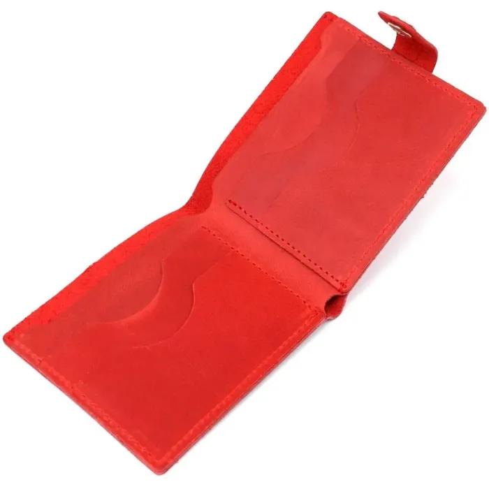 Невелике жіноче вінтажне портмоне Shvigel 16455 Червоний