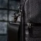 Чоловіча сумка з ручкою для перенесення в руці з натуральної шкіри Vintage 23026 Чорний
