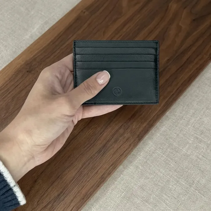 Кредитниця Tony Perotti Натуральна шкіра Cortina 5043 nero (90168) Чорна