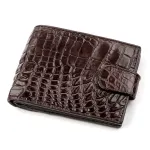 Гаманець CROCODILE LEATHER 18210 із натуральної шкіри крокодила Коричневий