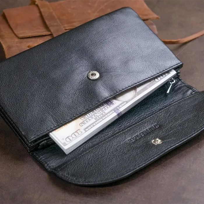 Клатч из кожи женский ST Leather 19316 Черный