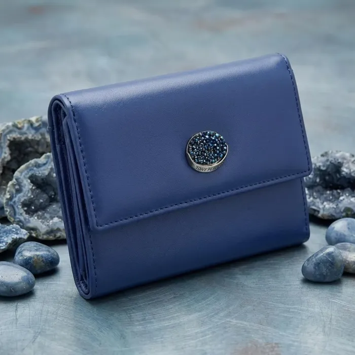 Жіночий гаманець Tony Perotti Swarovski 500N (90061) Синій