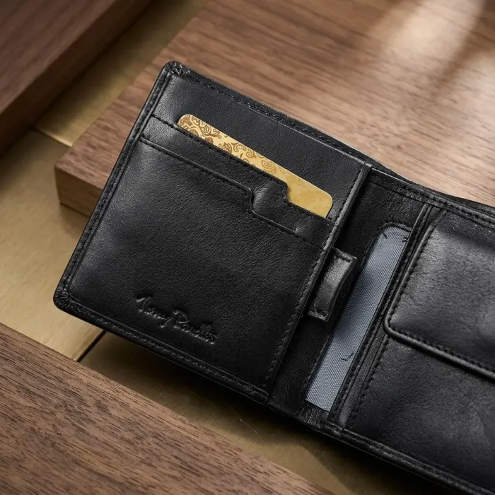 Жіноче вертикальне портмоне Tony Perotti Nevada 3504 nero (90652) Чорне