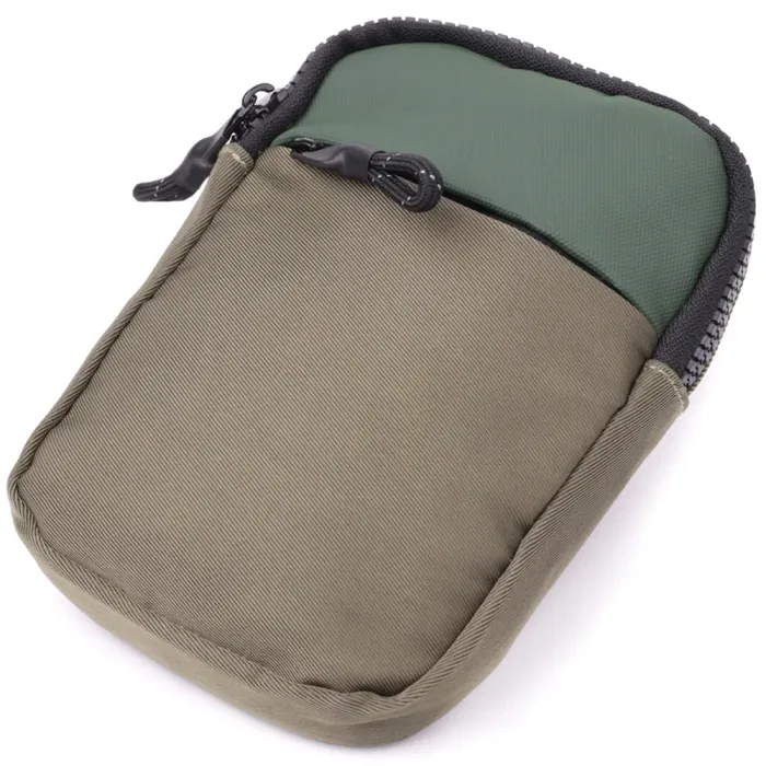 Невелика слінг сумка для подорожей із якісного текстилю Vintage 22871 Зелений