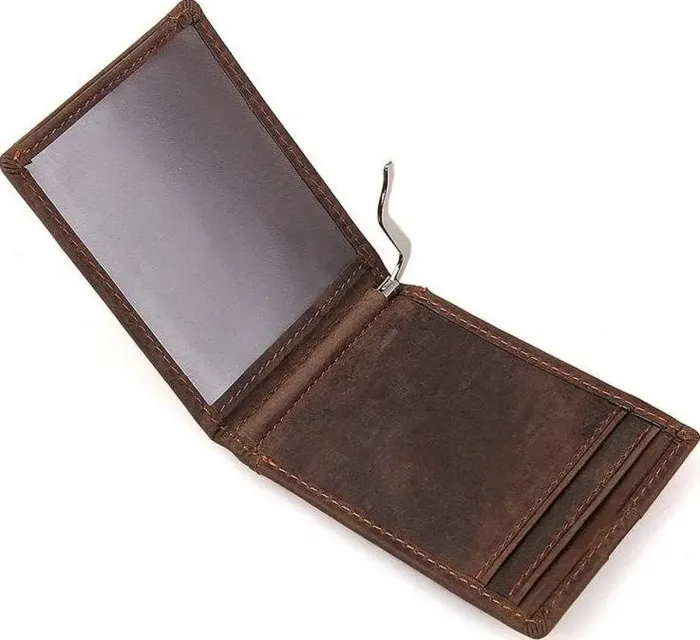 Кредитниця Vintage 14514 шкіряна Коричнева