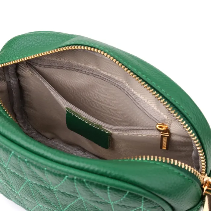 Цікава сумка для жінок з натуральної шкіри Vintage 22900 Зелений