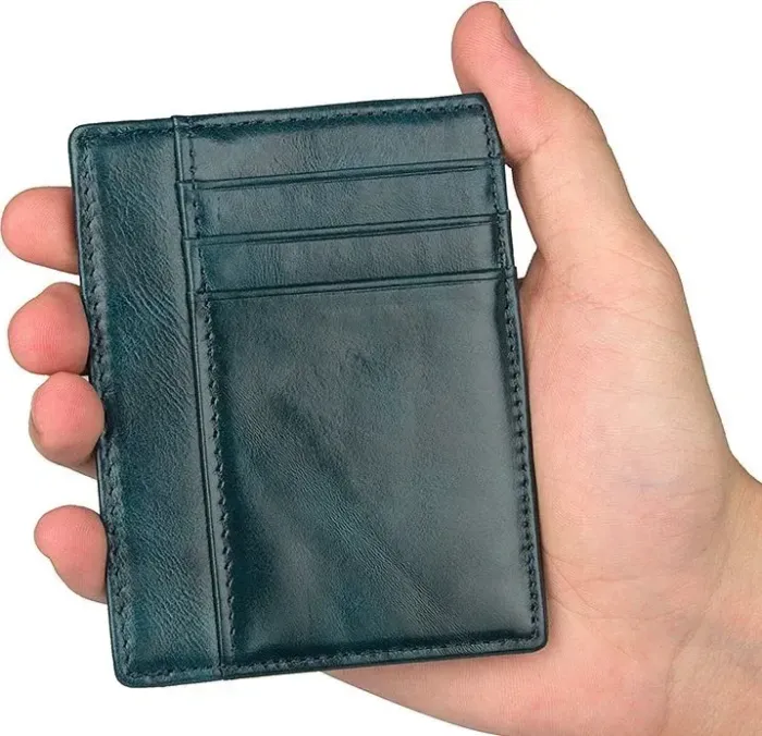 Кредитниця Vintage 14501 Темно-зелена