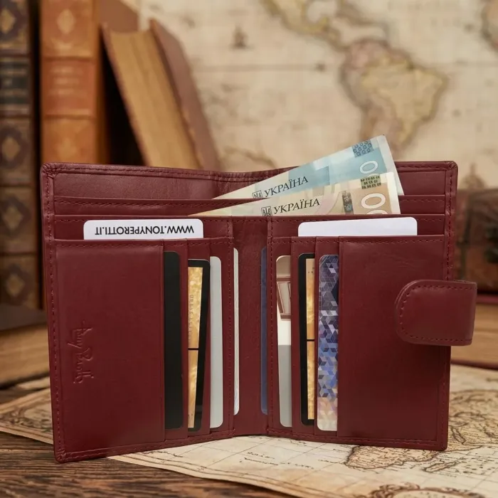 Жіночий гаманець Tony Perotti New Rainbow 1654 rosso (90068) Червоний