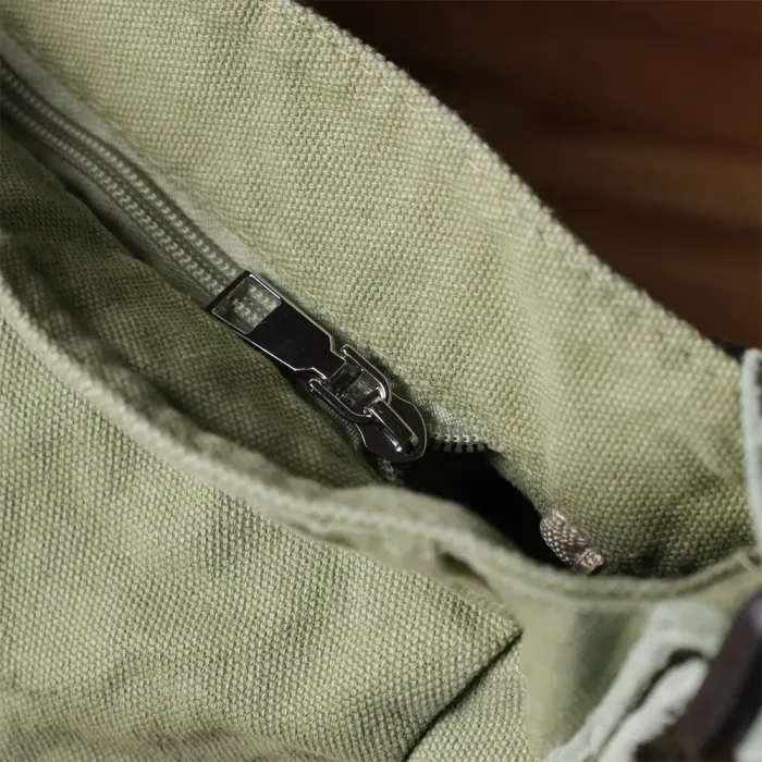 Сумка на плече з якісного текстилю Vintage 15131 Оливковий