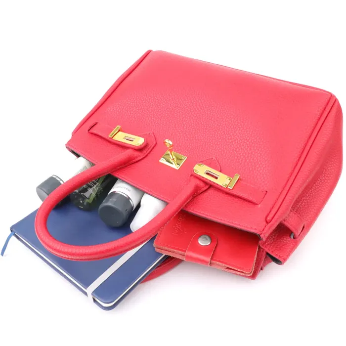 Стильна жіноча сумка з екошкіри Vintage 15153 Червоний