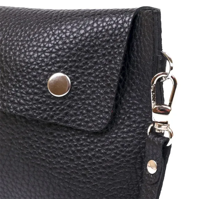 Шкіряна тревел-косметичка Shvigel 16416 Чорний