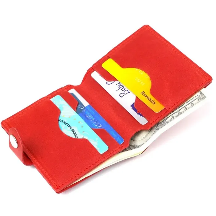 Жіноче матове портмоне Shvigel 16476 Червоний