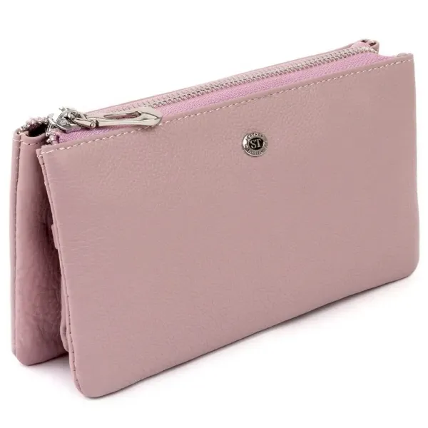 Місткий клатч на два відділення жіночий ST Leather 19247