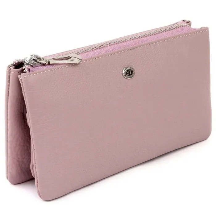 Місткий клатч на два відділення жіночий ST Leather 19247