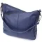 Сумка для жінок на два відділення з натуральної шкіри Vintage 23013 Синій
